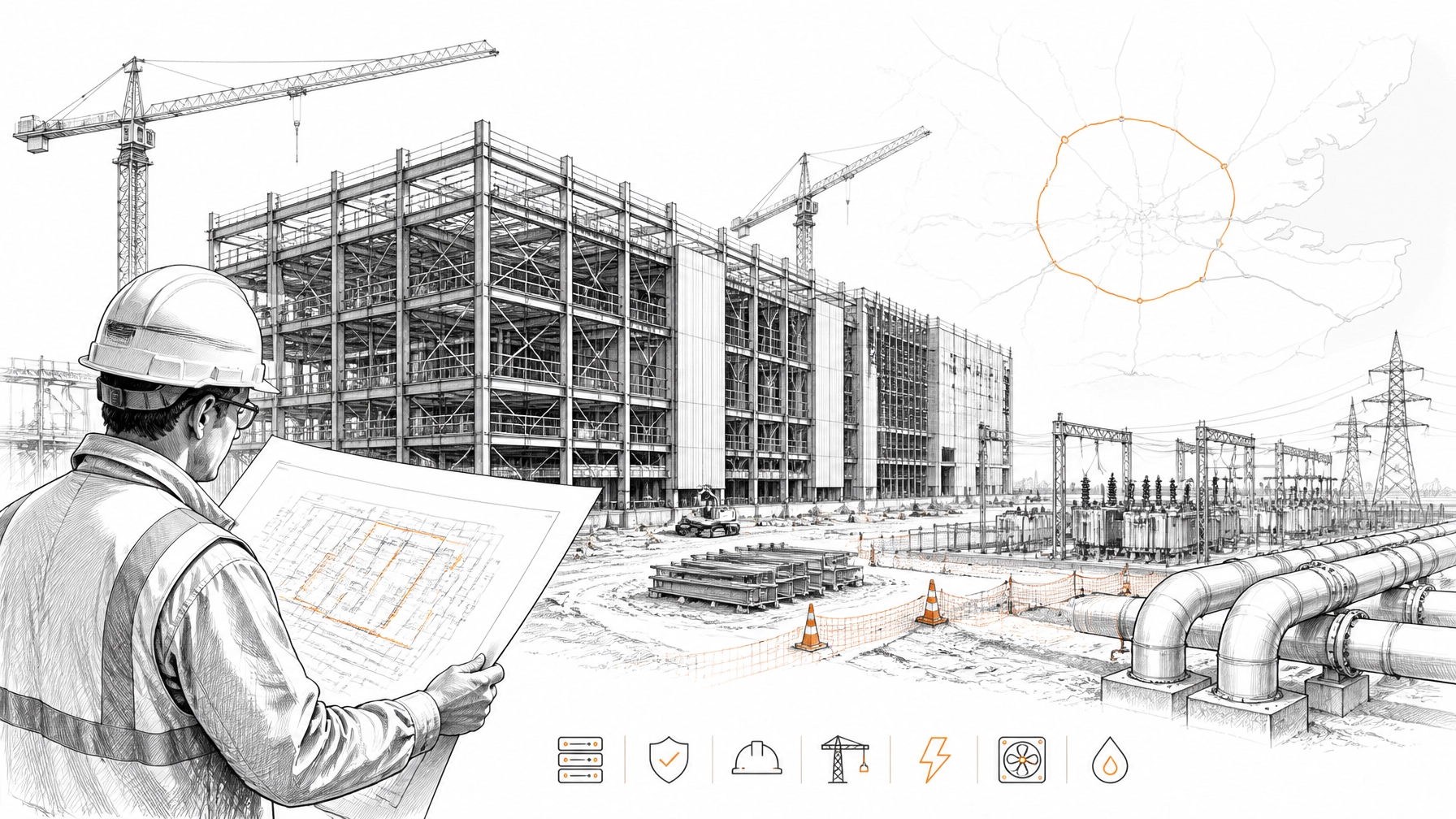 The UK Data Centre Boom Is Here: What It Means for Construction Contractor Insurance in Essex, Kent and London