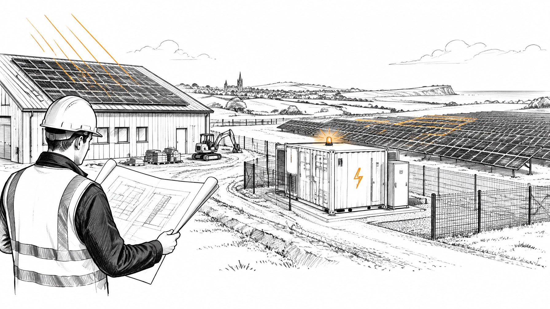 Britain’s Clean Energy Building Boom: 5 Insurance Gaps Facing Contractors on Solar and Battery Storage Projects