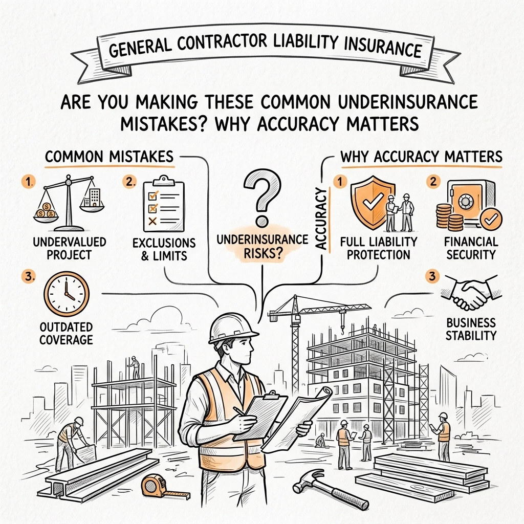 [HERO] Are You Making These Common Underinsurance Mistakes? Why Accuracy Matters for General Contractor Liability Insurance