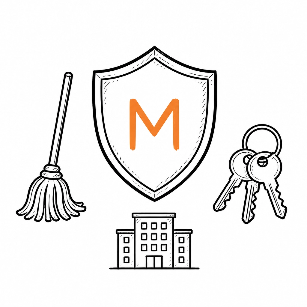A shield icon with an M, representing Moyak Insurance Services protection