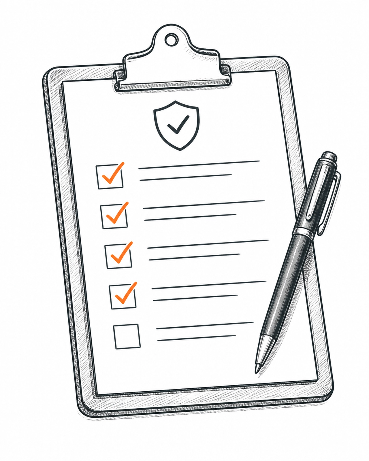 Checklist for compliance sketch