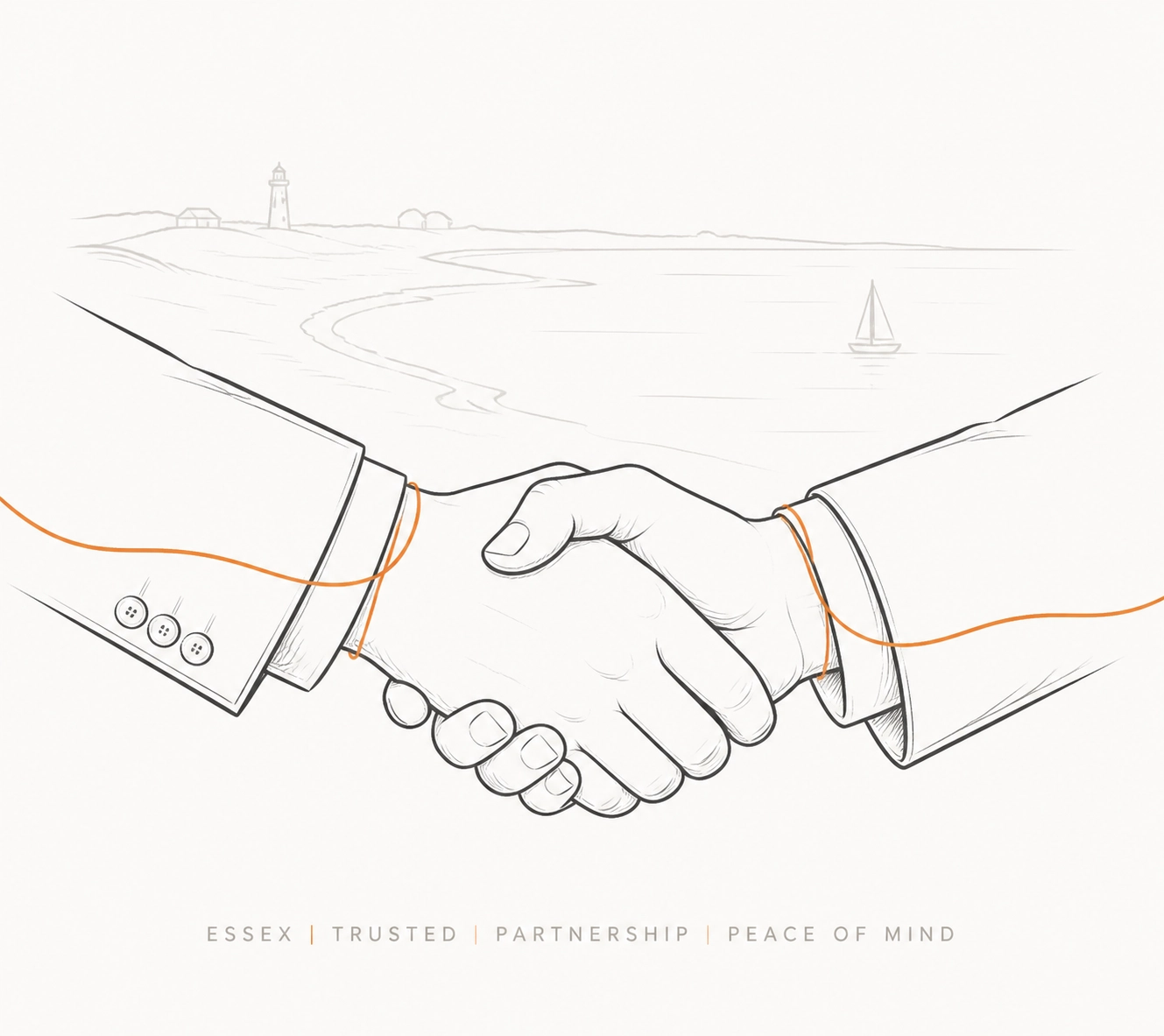 Professional handshake symbolizing a trusted business insurance partnership in Essex.