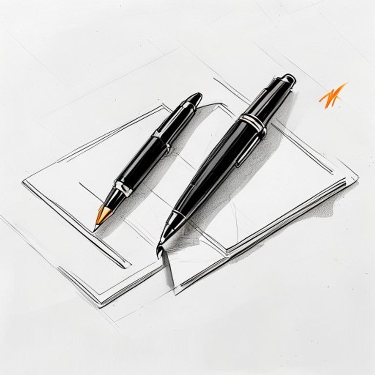 A hand-drawn sketch of a pen resting on a folder labelled 'Insurance Review', with a bright orange checkmark next to it to represent a successful and secure audit.