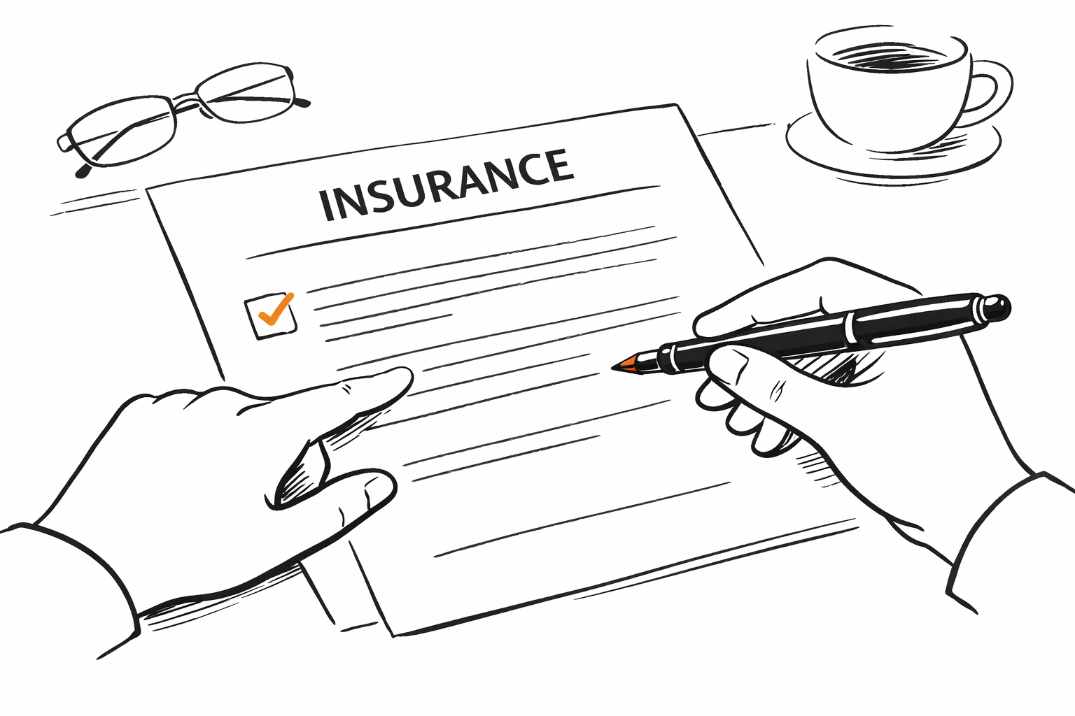 Professional review of a restaurant business insurance policy to ensure correct coverage.